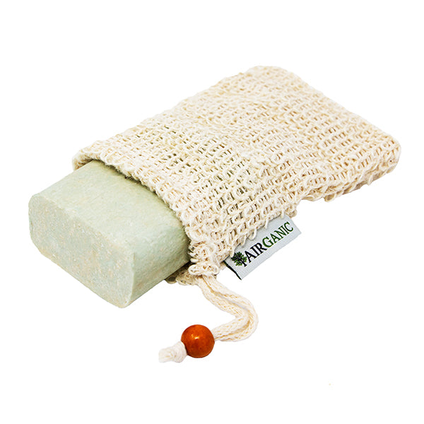 Soap Saver Sack and Bar of Soap